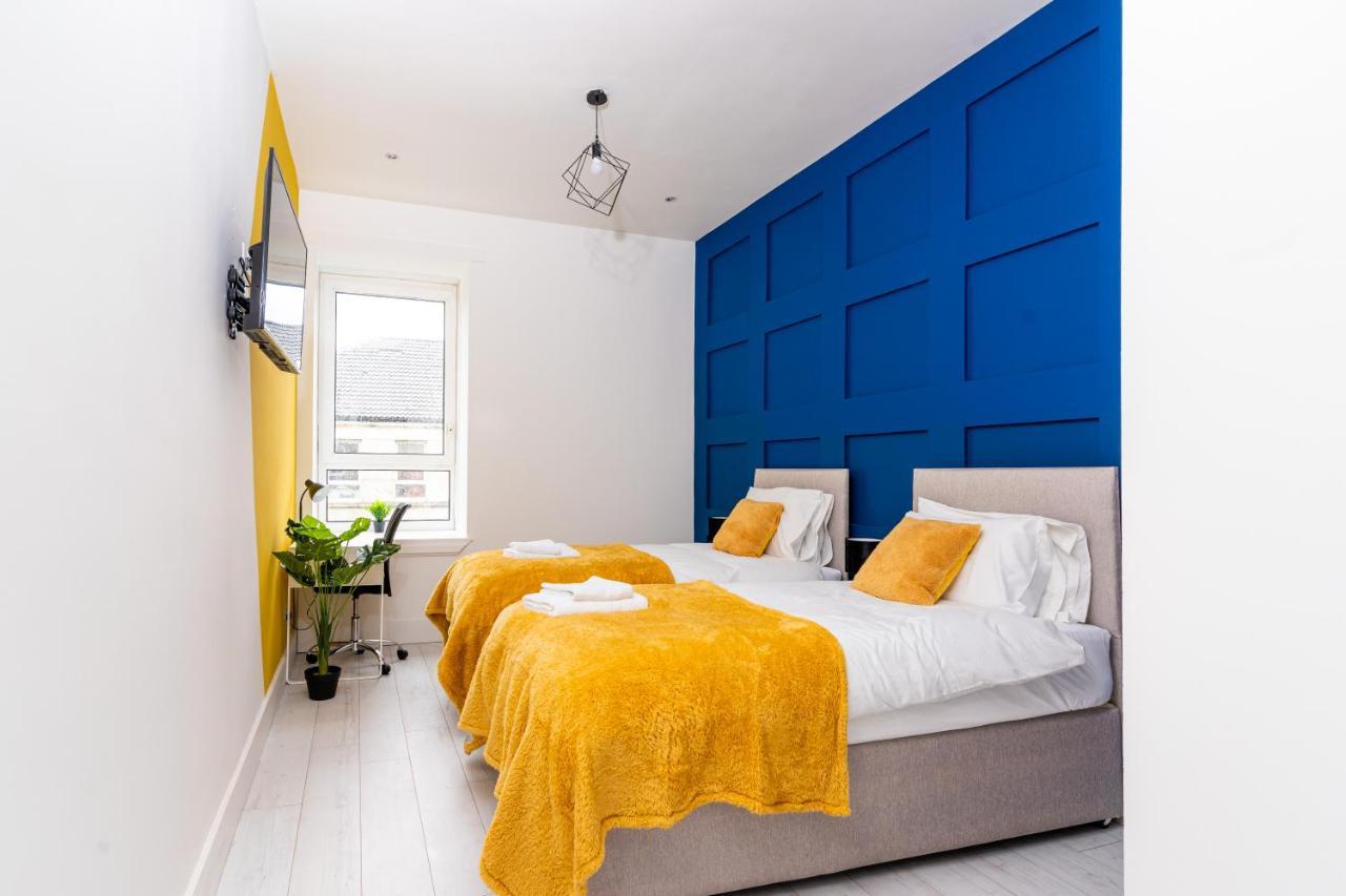 ULTRA LAVISH APARTMENT SLEEPS 4 GUEST COMFY, NETFLIX, 1 x Double Bed , 2 x Single Beds Glasgow Exterior foto